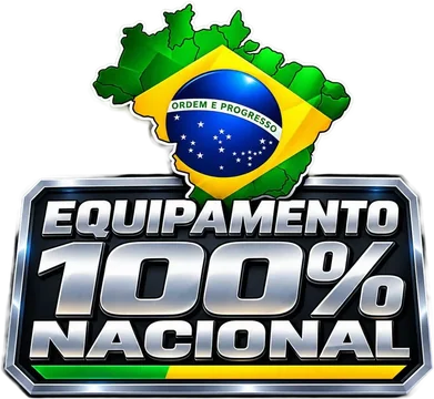 Selo equipamento 100% nacional Aeromack